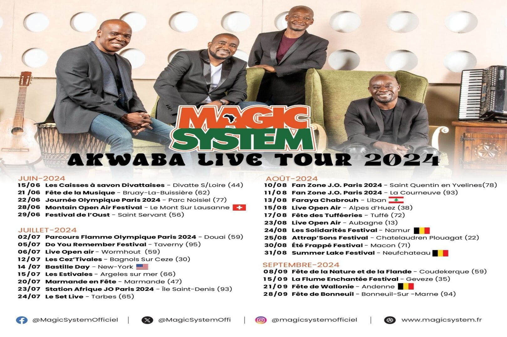 Akwaba Live Tour 2024